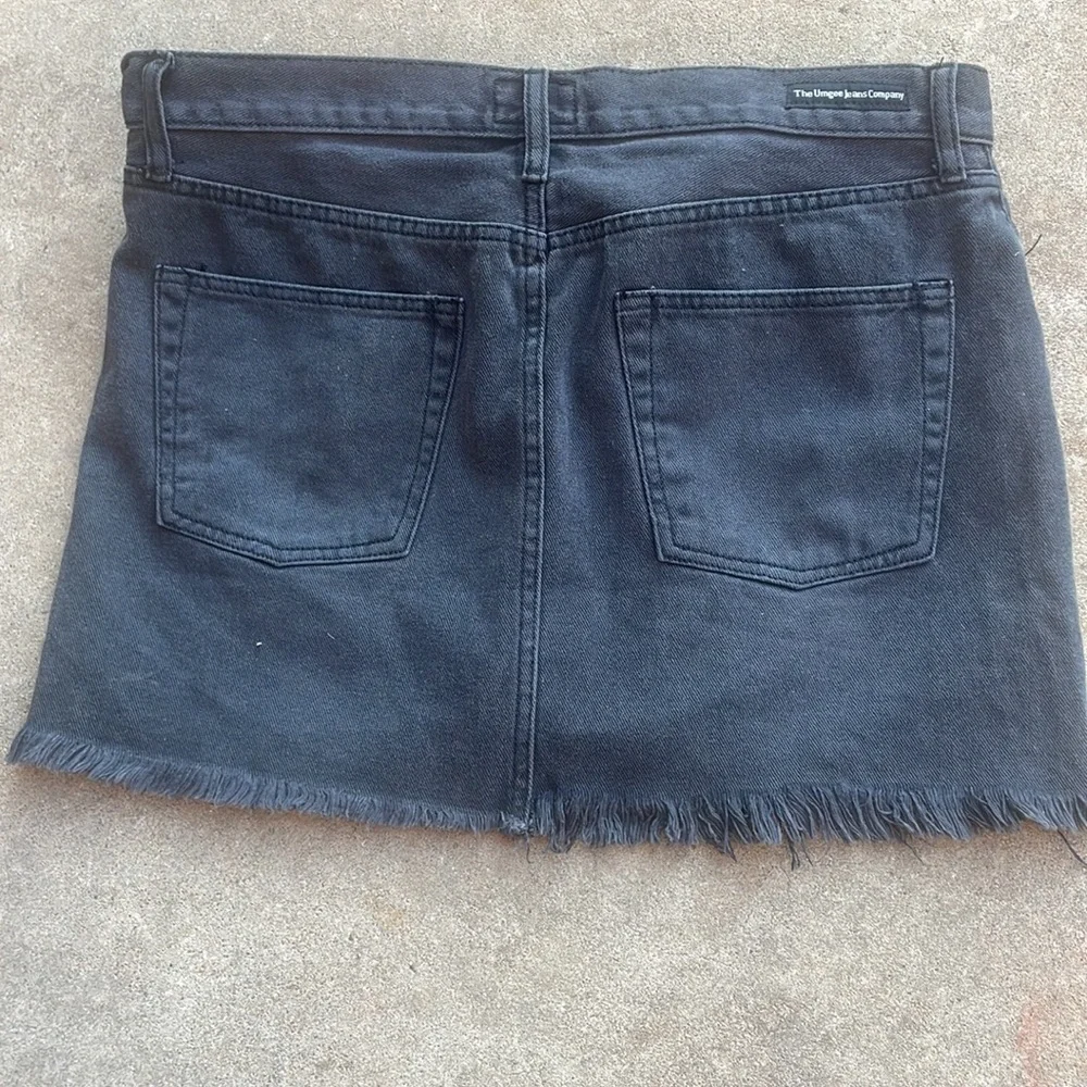 Umgee denim charcoal Jean Skirt! 30